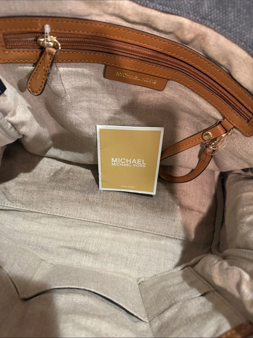 Michael Kors denim bag